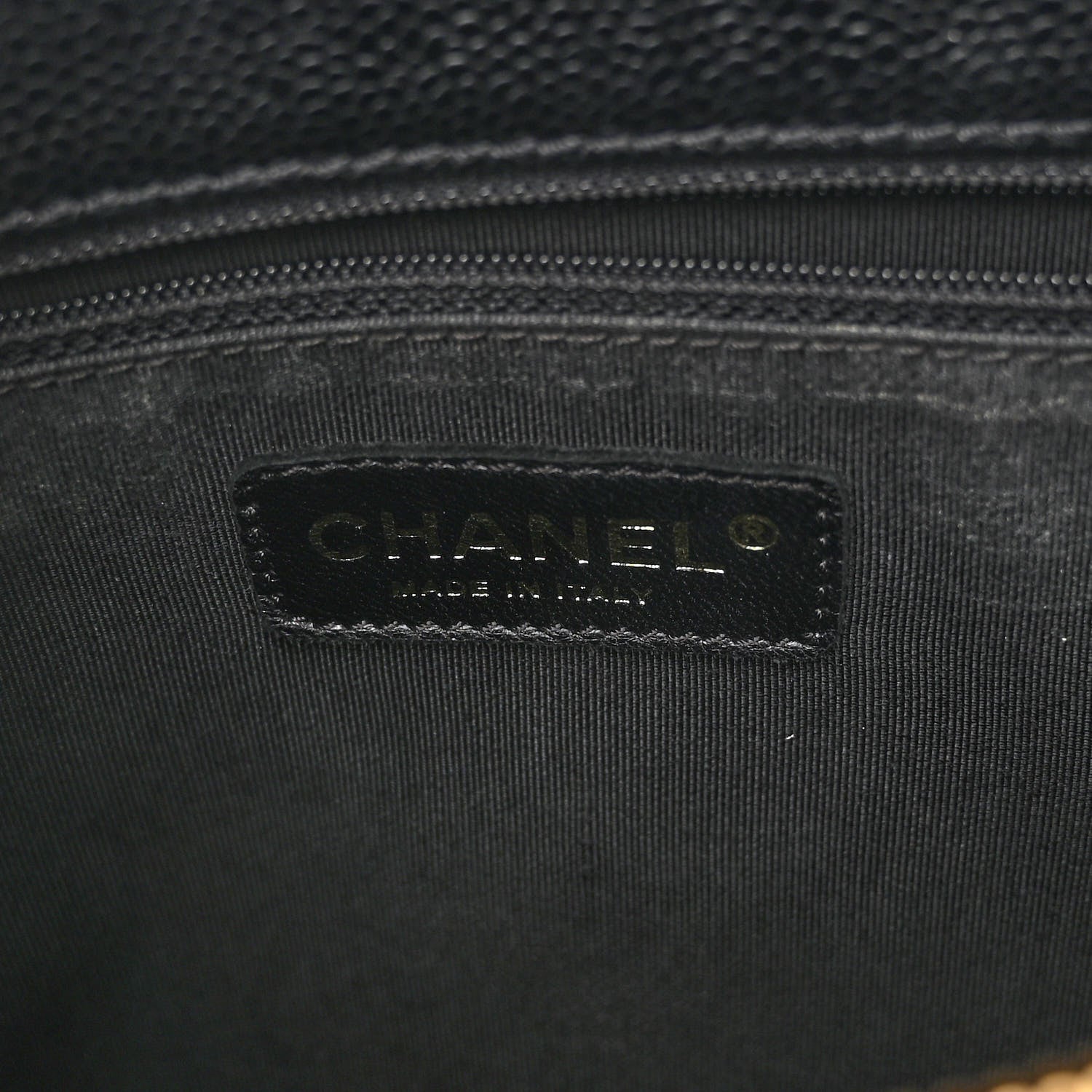 Chanel Caviar Quilted Grand Shopping Tote GST Black 6 of 9