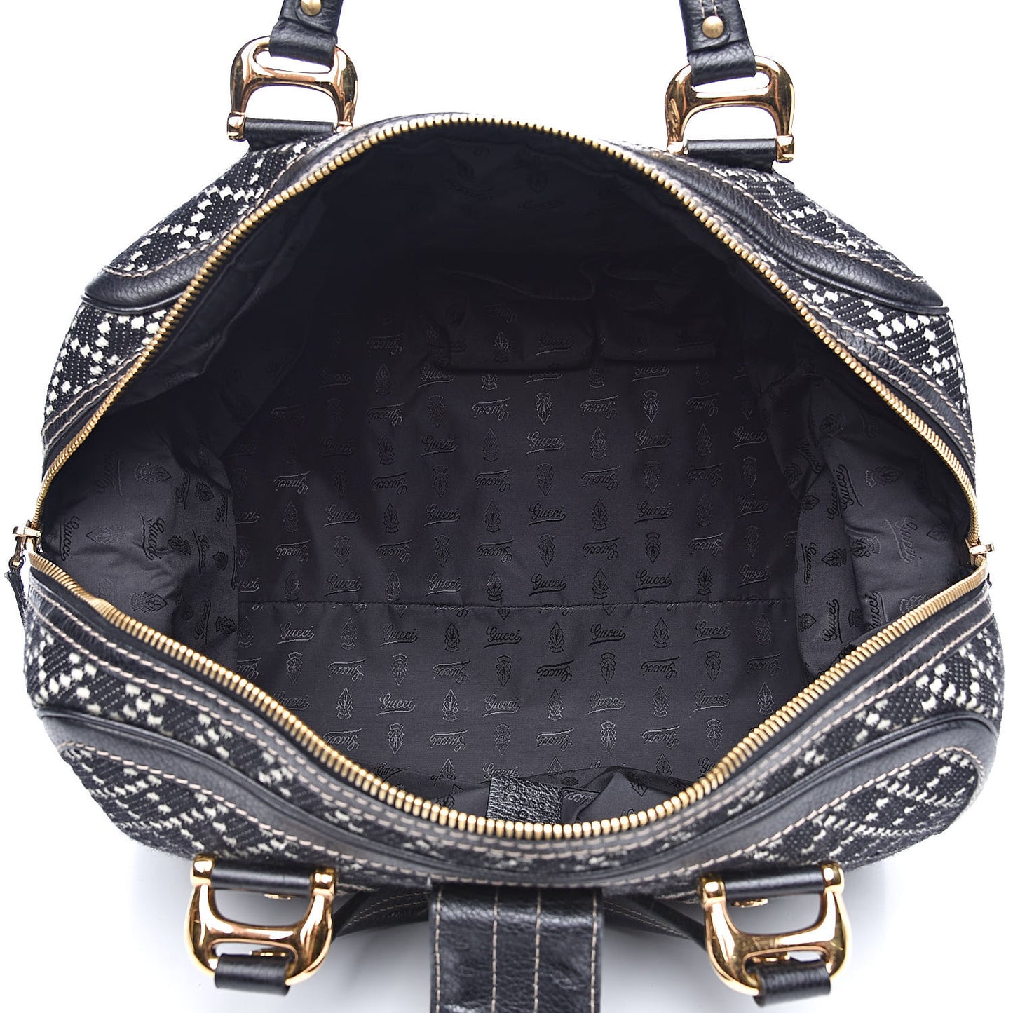 Diamante Calfskin Large Aviatrix Boston Black