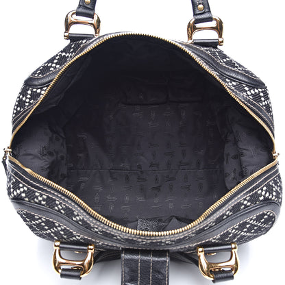 Gucci Diamante Calfskin Large Aviatrix Boston Black 5 of 16
