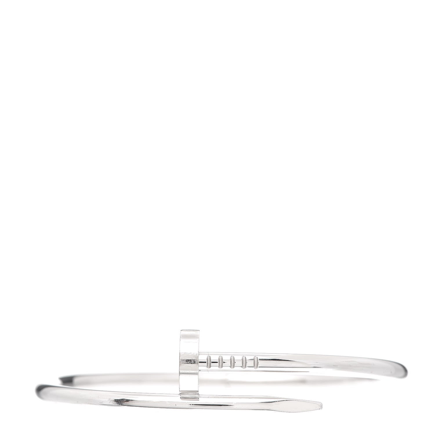 Cartier 18K White Gold Juste Un Clou Bracelet 17 1 of 7