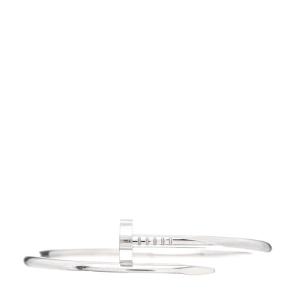 Cartier 18K White Gold Juste Un Clou Bracelet 17 1 of 7