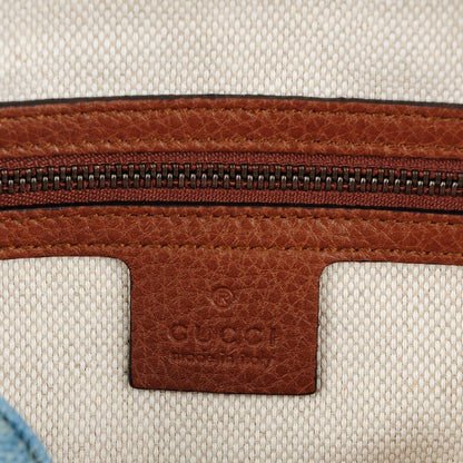 Gucci Denim Small Soho Bowler Blue 6 of 7