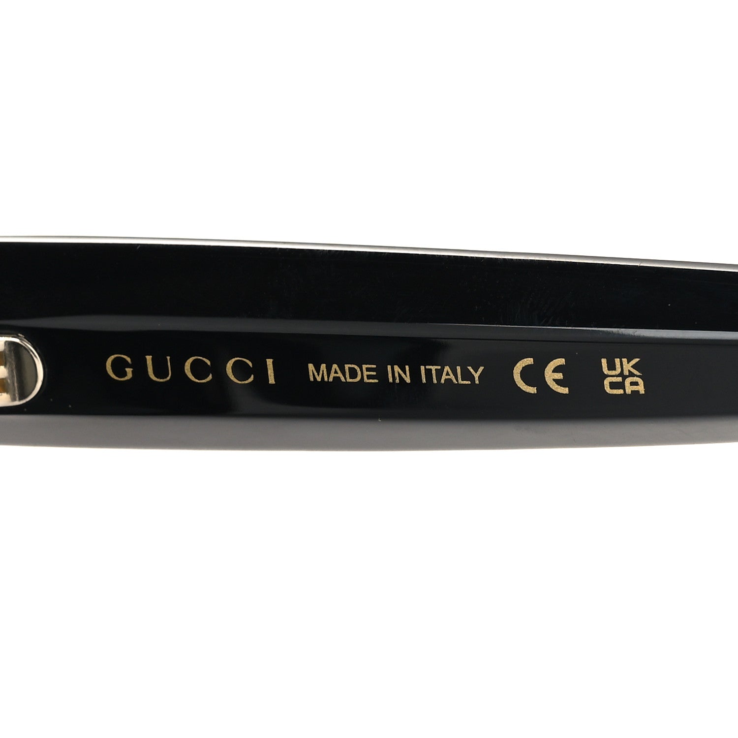 Gucci Acetate Crystal Star Round Frame Sunglasses GG0208S Black 5 of 8