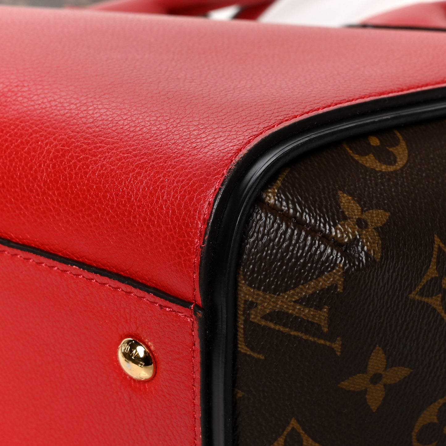 Calfskin Monogram Kimono Tote Cherry