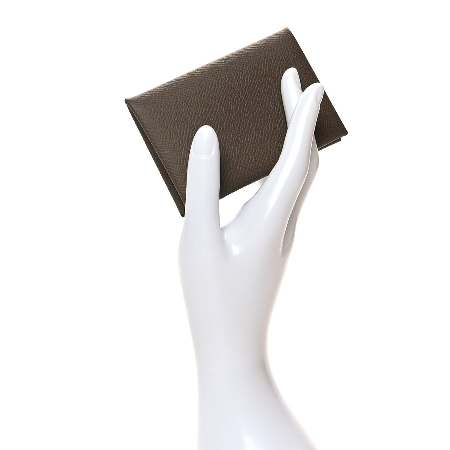 Epsom Calvi Card Case Etoupe