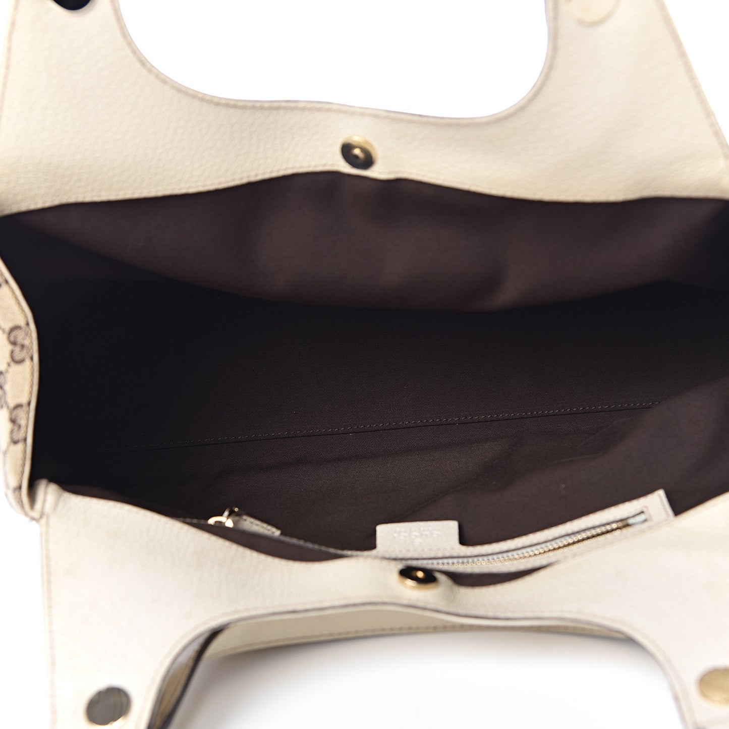 Monogram Medium Charmy Shoulder Bag Off White