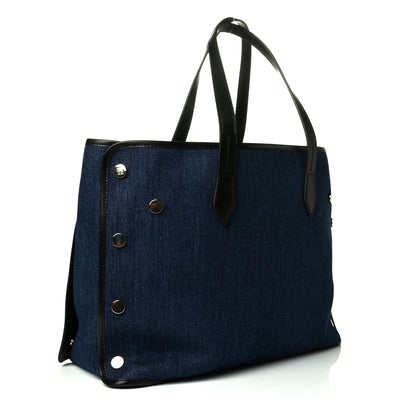 Givenchy Denim Medium Logo Bond Shopper Tote Blue 4 of 7