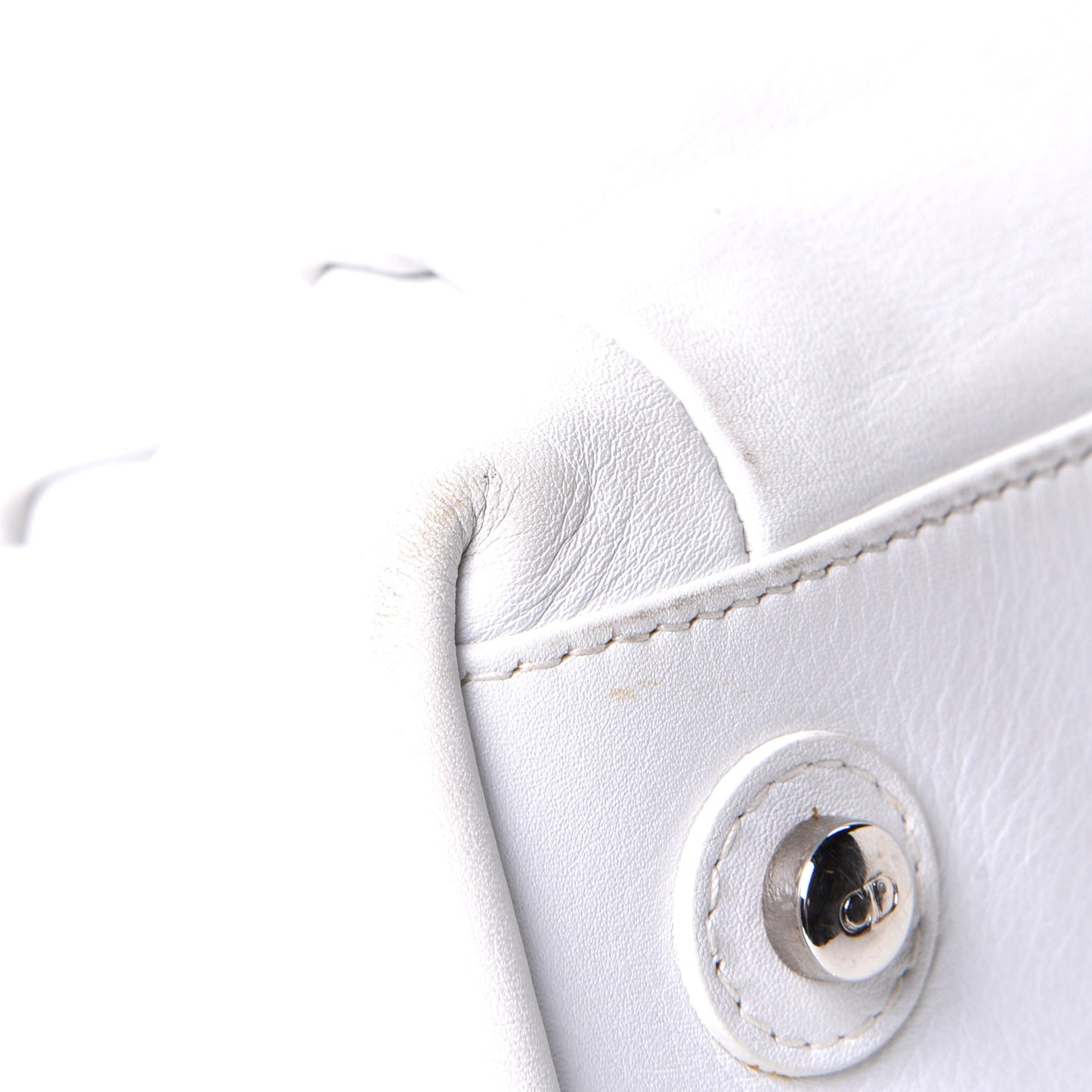 Lambskin Medium Le Trente Tote White
