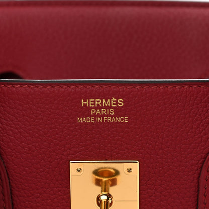 Hermes Togo Birkin 35 Rouge Grenat 6 of 10
