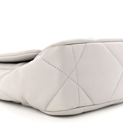 Chanel Lambskin Quilted Medium Chanel 19 Flap Grey 9 of 10