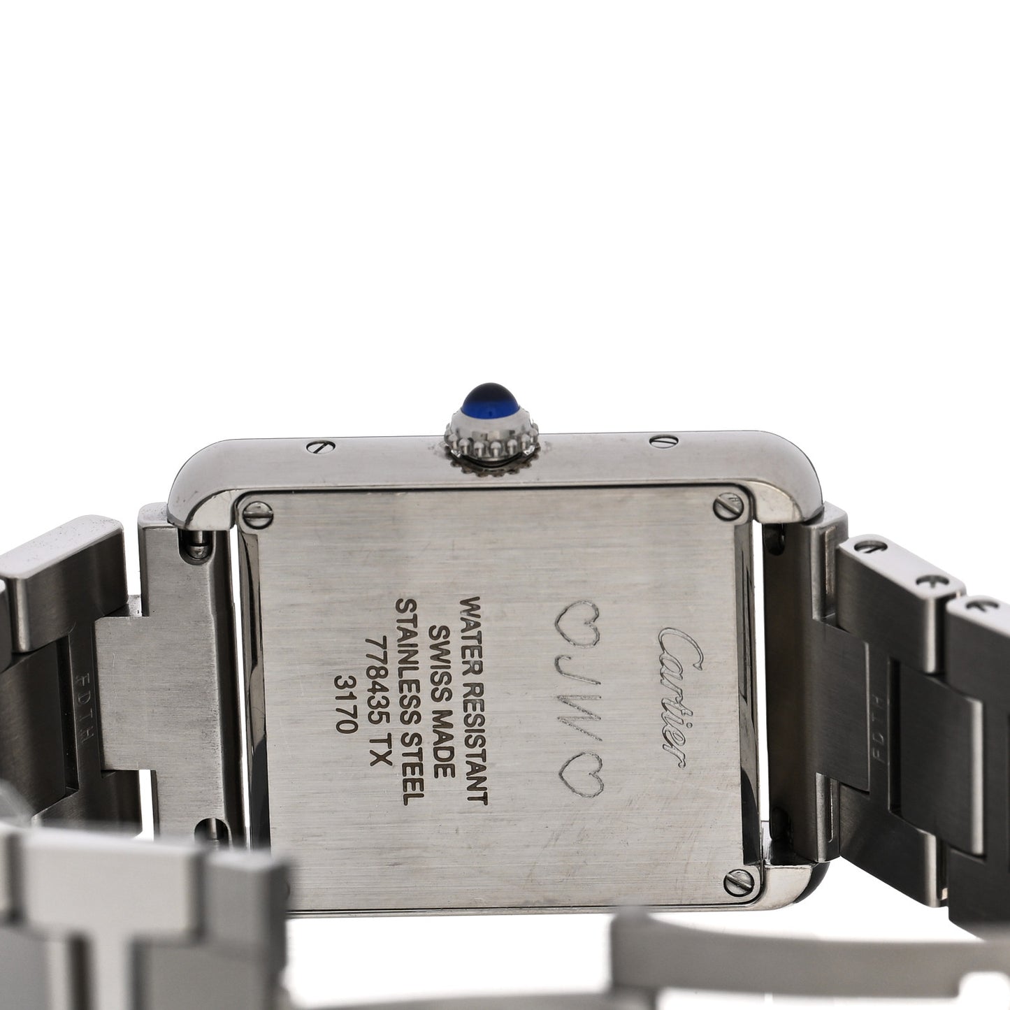 Stainless Steel 24mm Tank Solo Quartz Watch