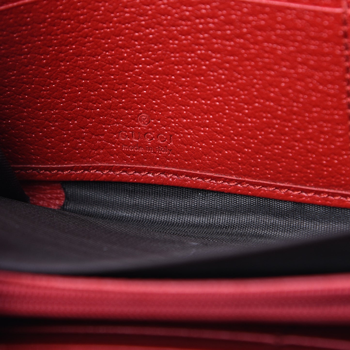 Calfskin Striped Kingsnake Zip Around Wallet Red