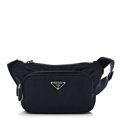 Prada Re-Nylon Saffiano Belt Bag Navy 1 of 10