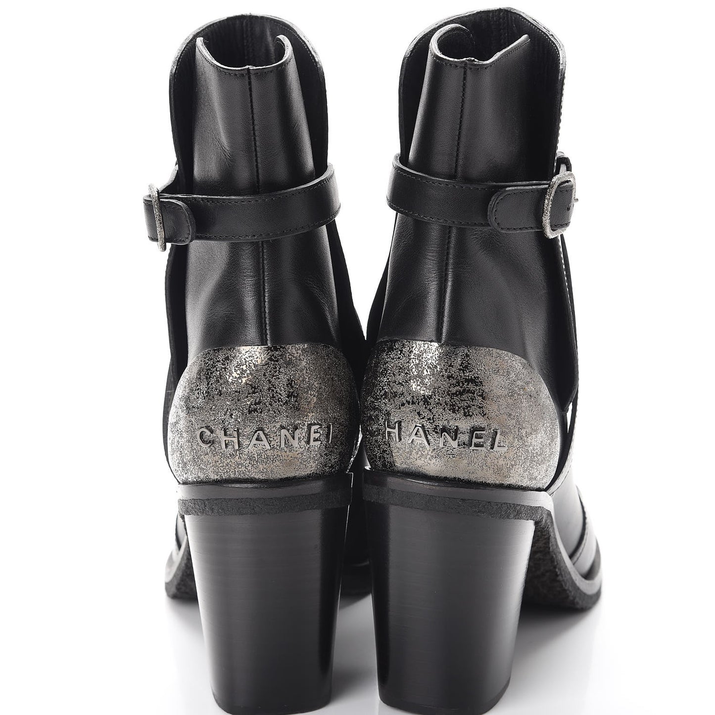 Calfskin Ankle Boots 41 Black