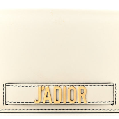 Christian Dior Calfskin J'Adior Wallet on Chain Pouch Off White 7 of 17