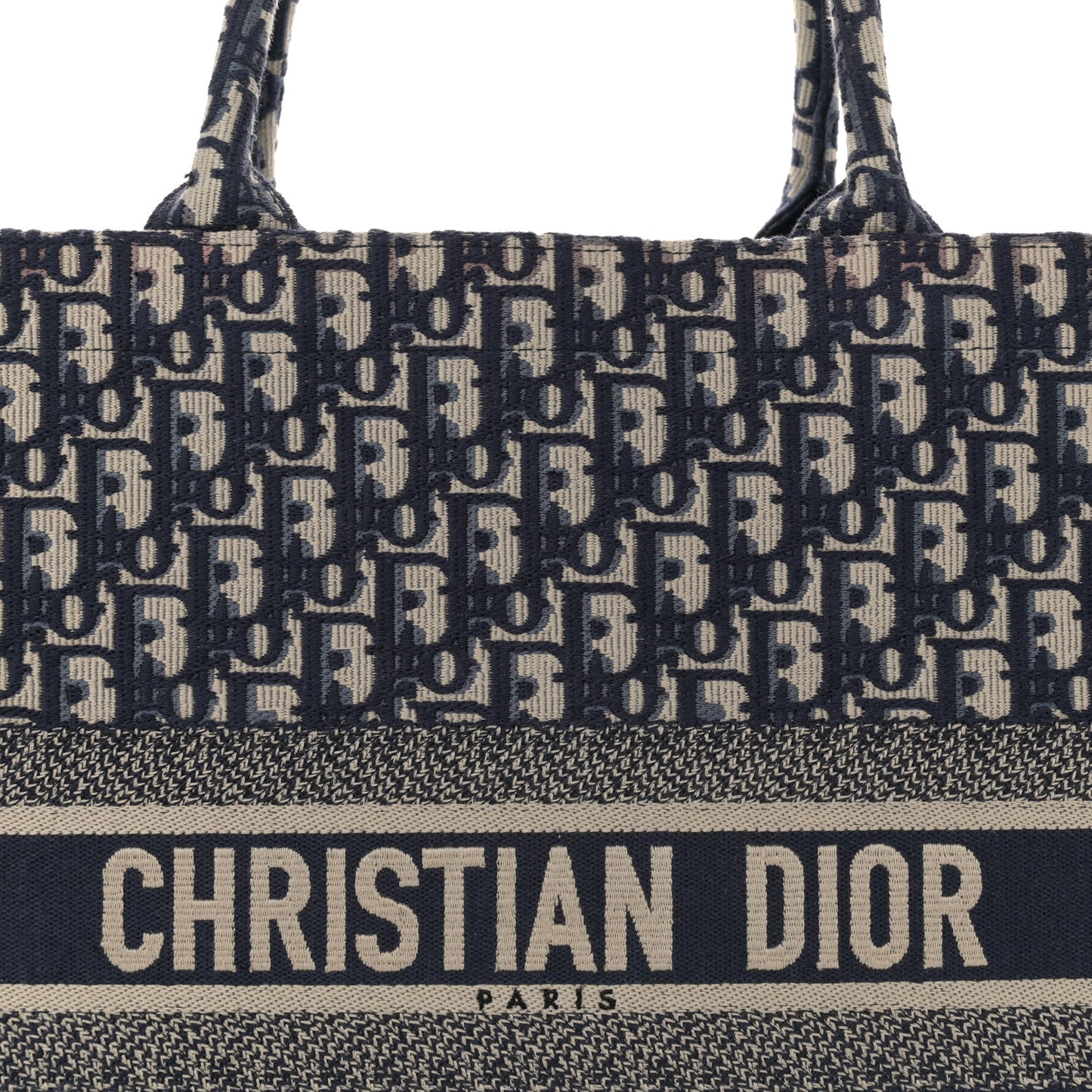 Oblique Large Book Tote Blue Multicolor