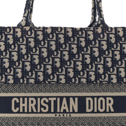 Christian Dior Oblique Large Book Tote Blue Multicolor 8 of 12