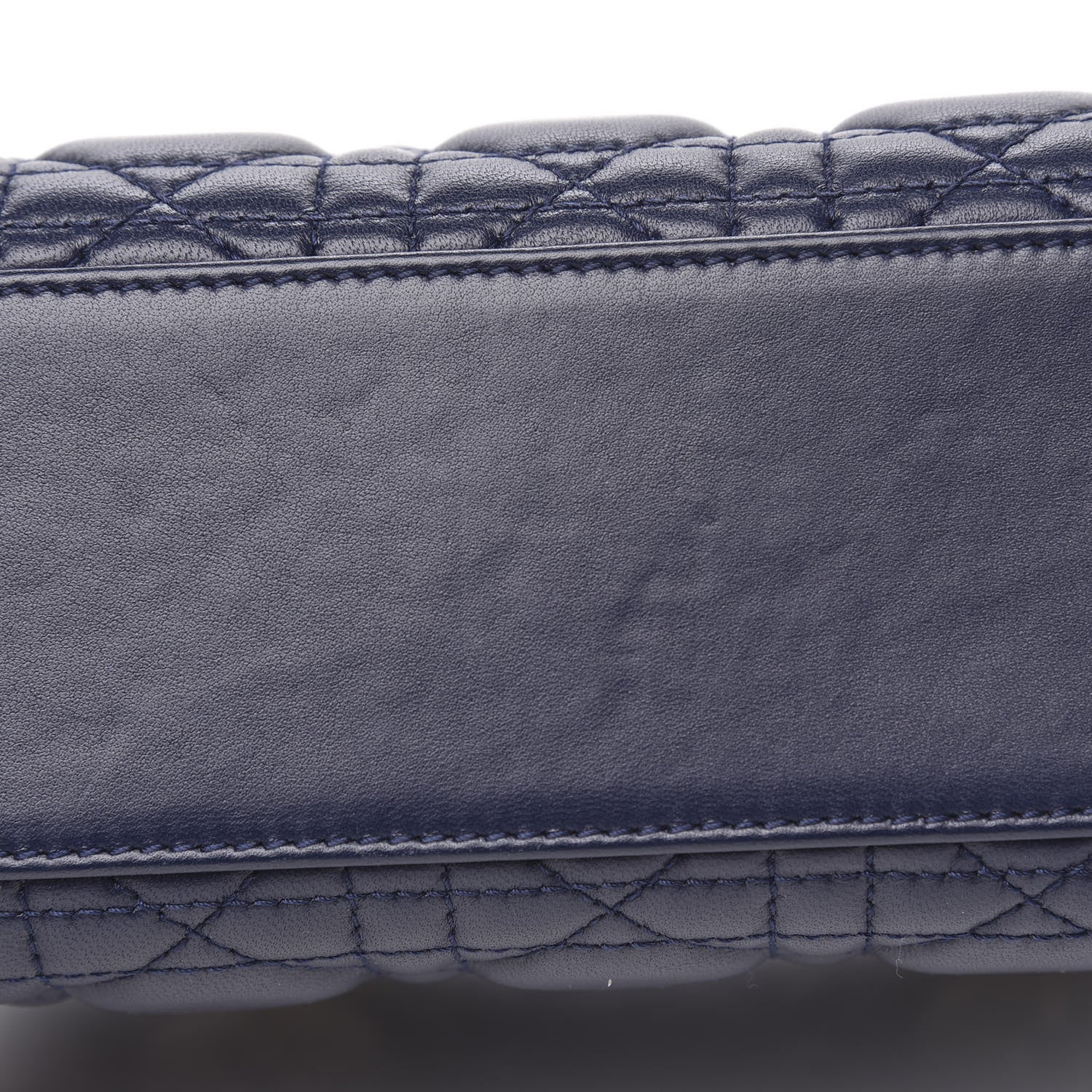 Christian Dior Lambskin Cannage Small Lucky Badges My Lady Dior Navy 11 of 11
