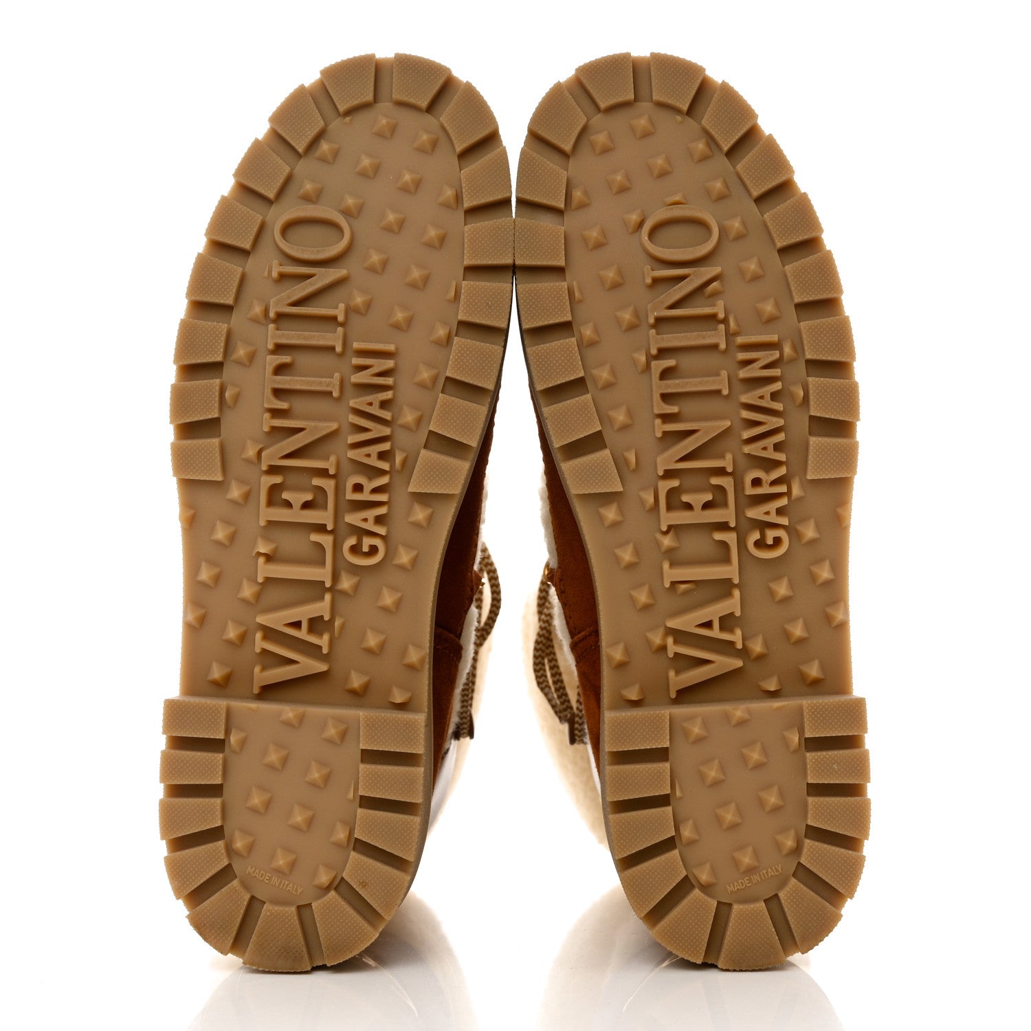 Valentino Garavani Suede Shearling Vlogo Trekkgirl 25/40mm Boots 40 Selleria 5 of 9