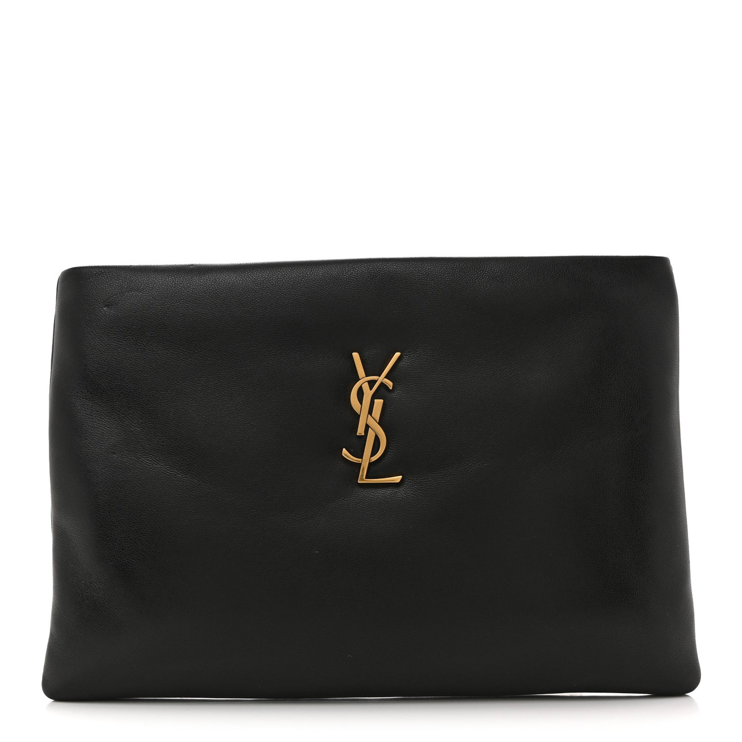 Lambskin Small Calypso Pouch Black