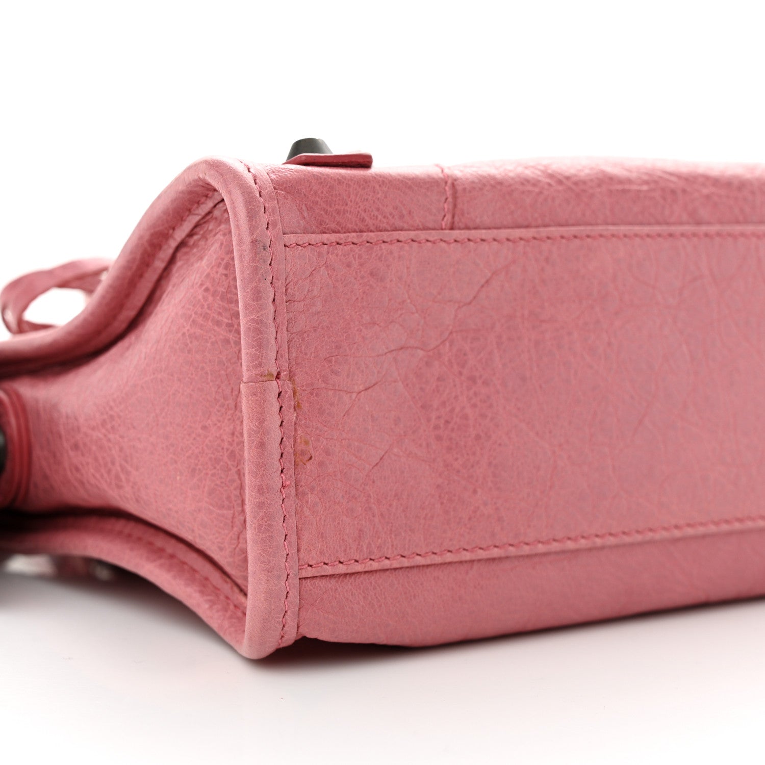 Balenciaga Agneau Classic Hardware Mini City Rose Bombon Raspberry 11 of 12