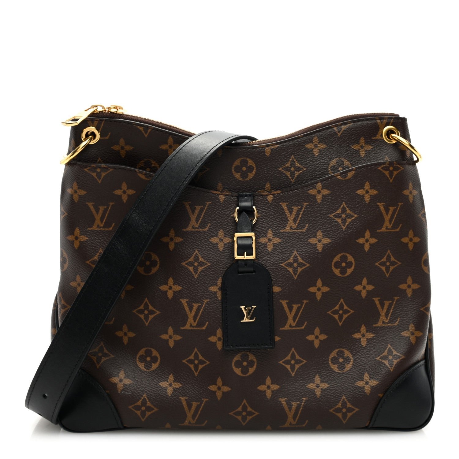 Louis Vuitton LOUIS VUITTON Monogram Odeon MM Black 1 of 7