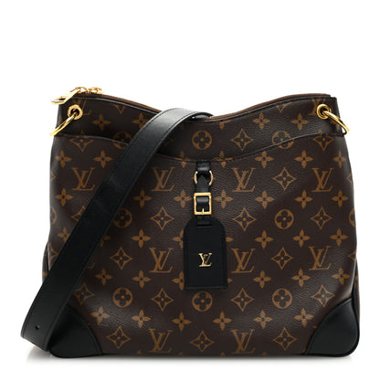 Louis Vuitton LOUIS VUITTON Monogram Odeon MM Black 1 of 7