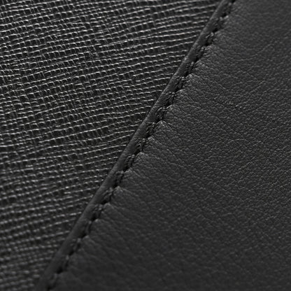 Fendi Calfskin Vitello Elite 2Jours Envelope Clutch Black 11 of 12