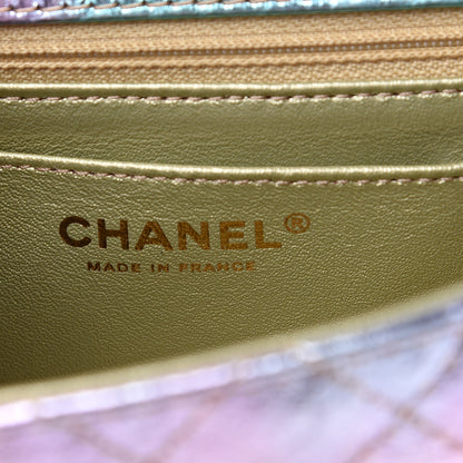 Chanel Metallic Goatskin Quilted Mini 2.55 Reissue Flap Multicolor 6 of 9