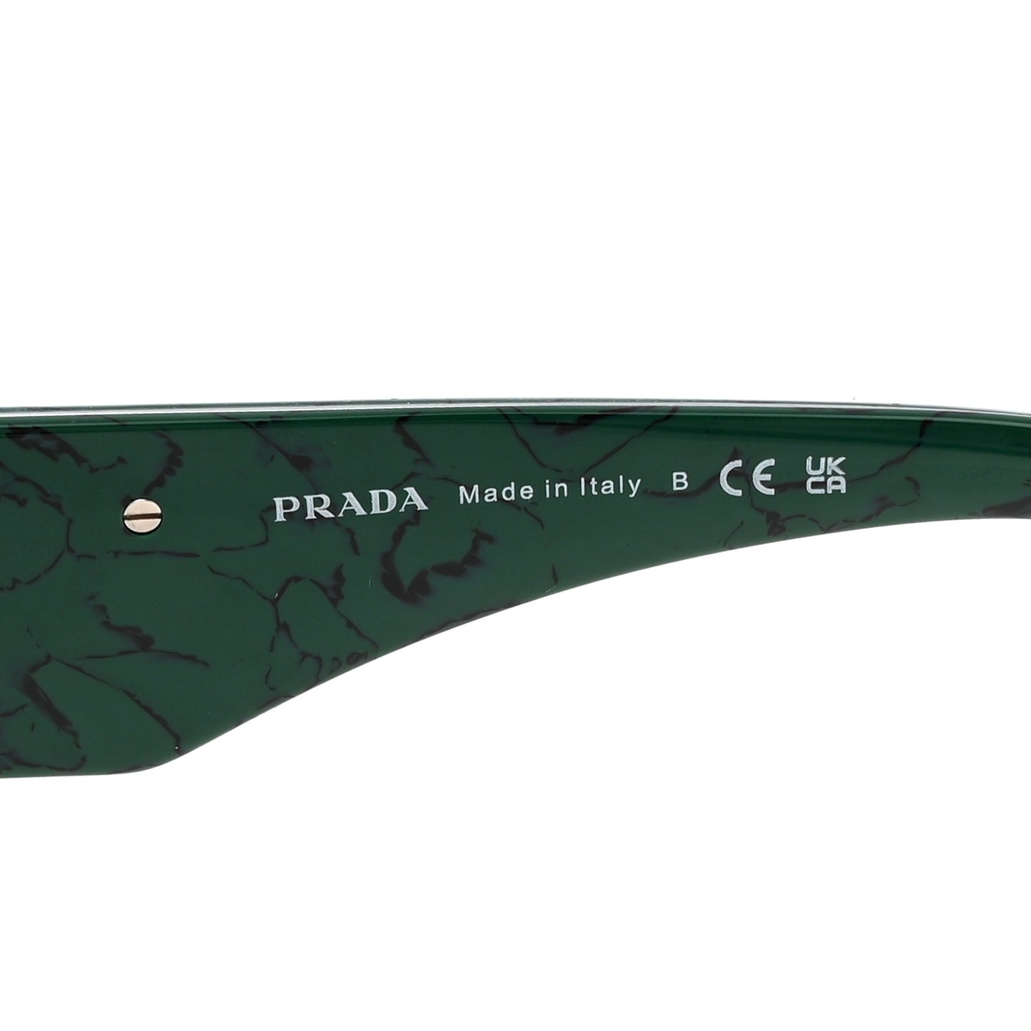 Acetate Symbole Sunglasses SPR 13Z Green Marble