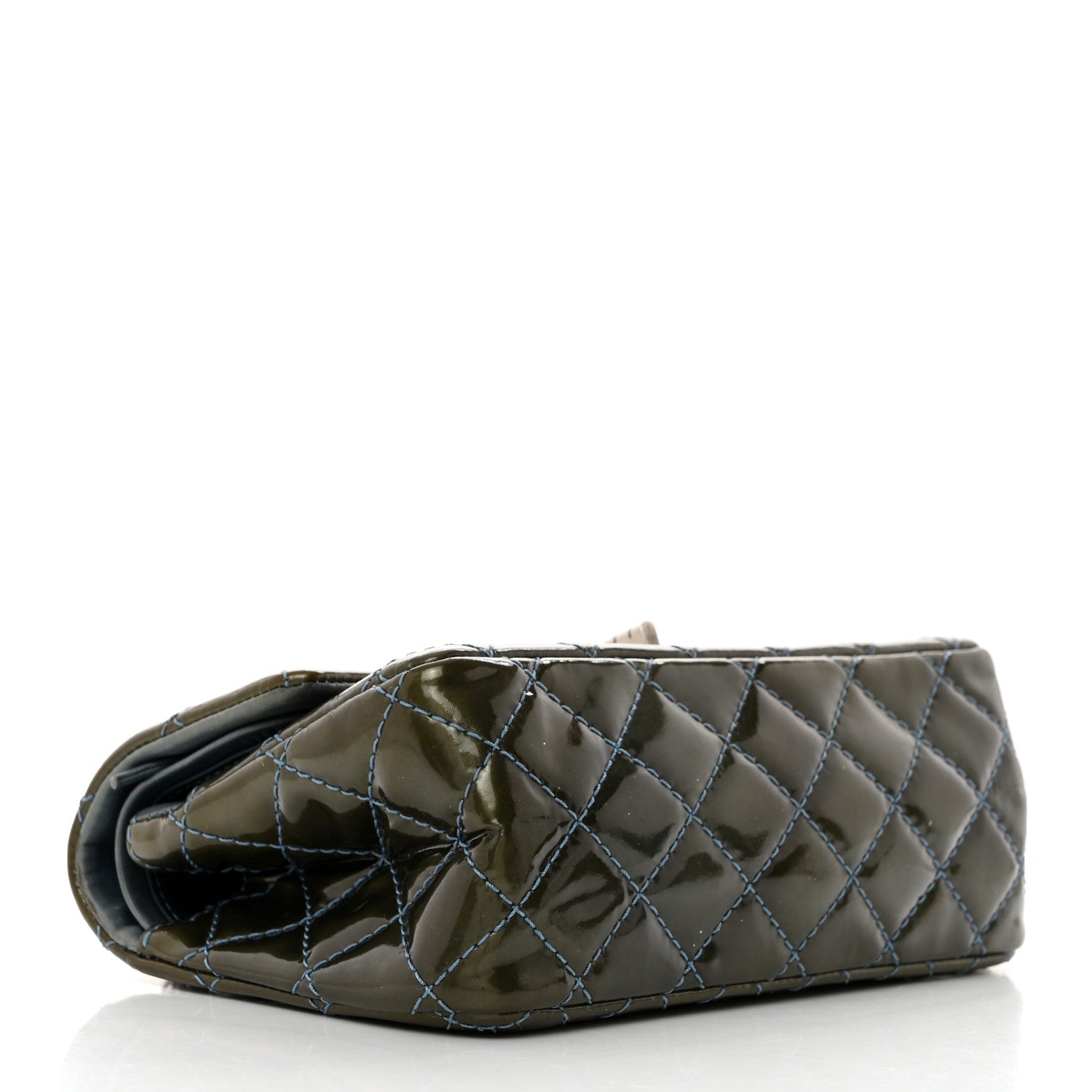 Chanel Patent 2.55 Reissue Flap 224 Blue 4 of 10