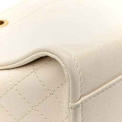 Chanel Aged Calfskin Small Charms Deauville Tote White 14 of 15