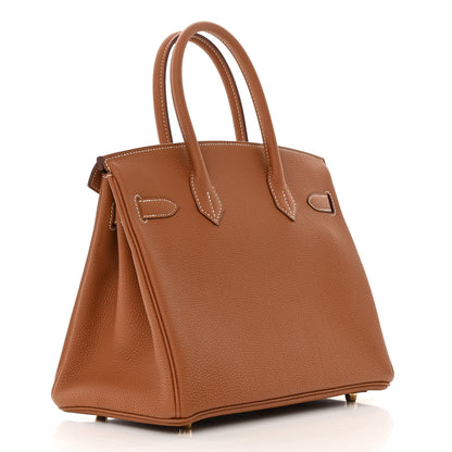 Hermes Togo Birkin 30 Gold 3 of 14