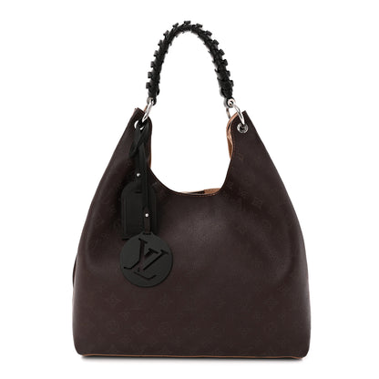 Louis Vuitton Mahina Carmel Hobo Chocolate 1 of 10