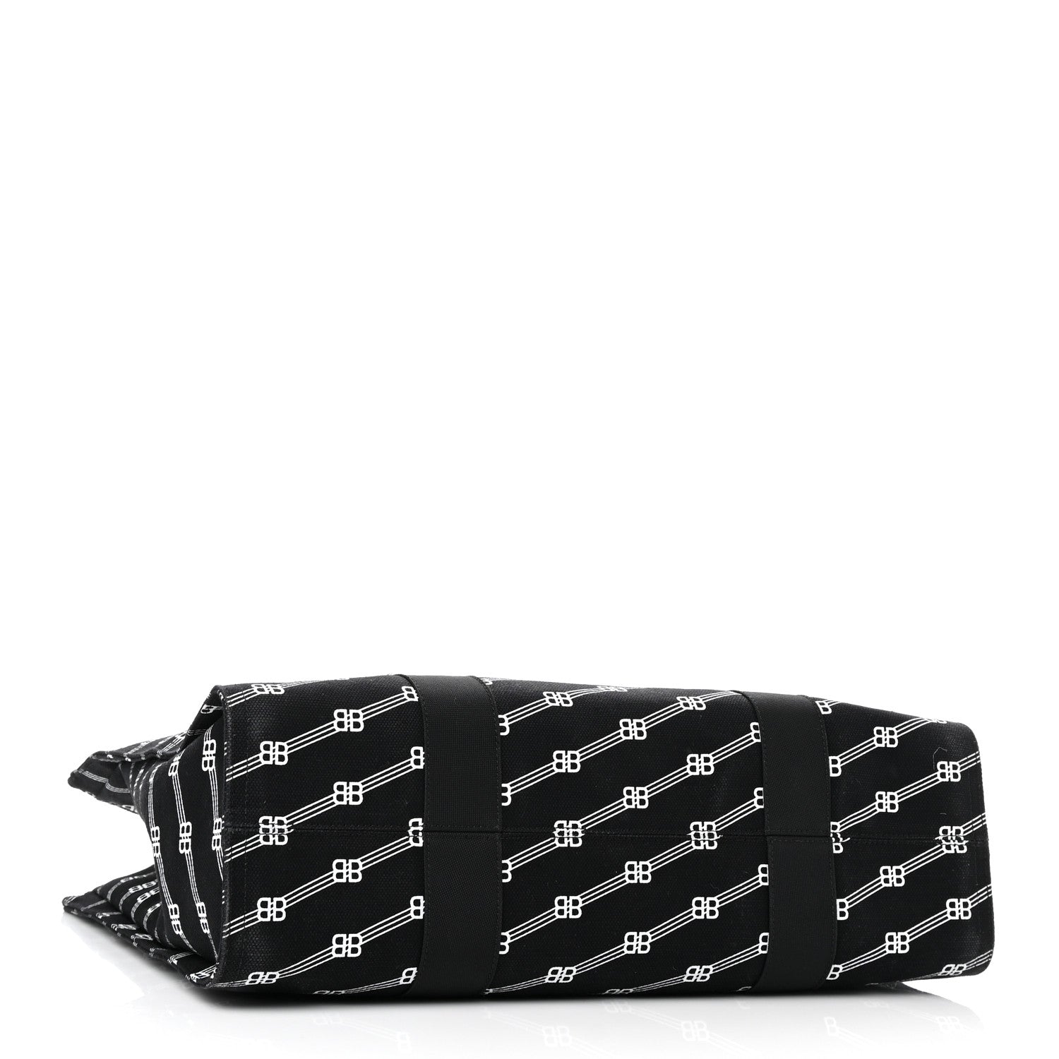Balenciaga Canvas BB Monogram Tote Black 4 of 12