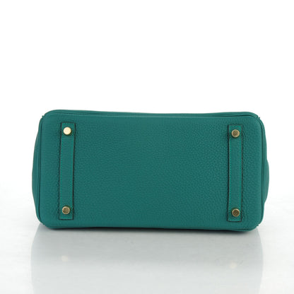 Hermes Togo Birkin 30 Malachite 6 of 28