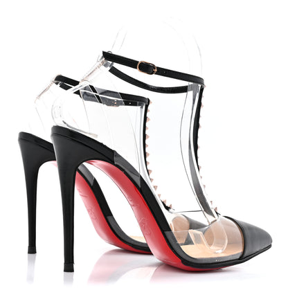 Christian Louboutin Kid PVC Nosy Spikes 100 Pumps 36 Black 4 of 12