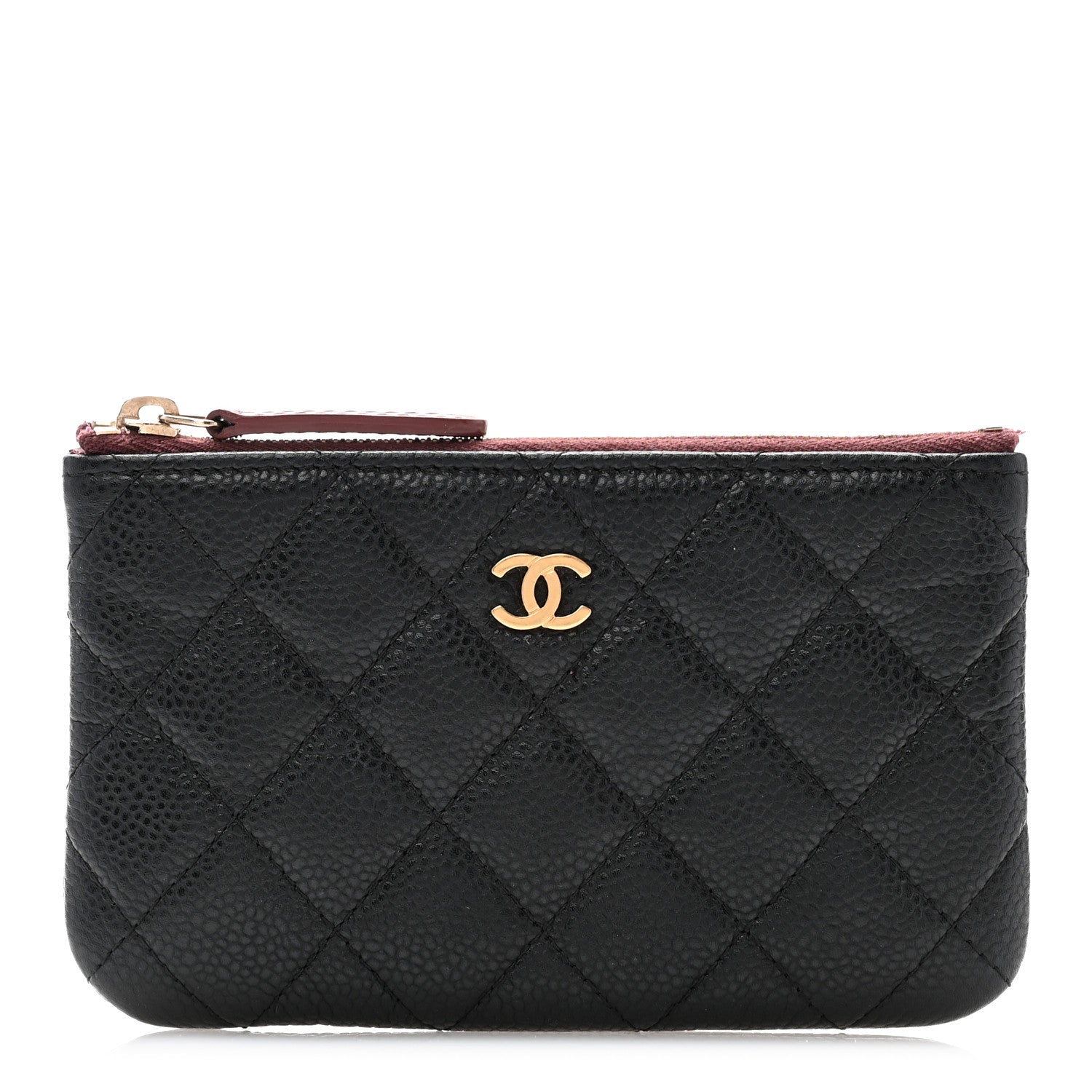 Chanel Caviar Quilted Small Cosmetic Case Black 1 of 8