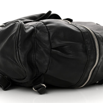 Alexander Wang Lambskin Marti Backpack Bag Washed Black Rhodium Hardware 8 of 9