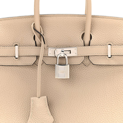 Hermes Togo Birkin 25 Gris Tourterelle 9 of 14
