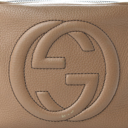 Gucci Pebbled Calfskin Small Soho Disco Bag Rose Beige 10 of 10