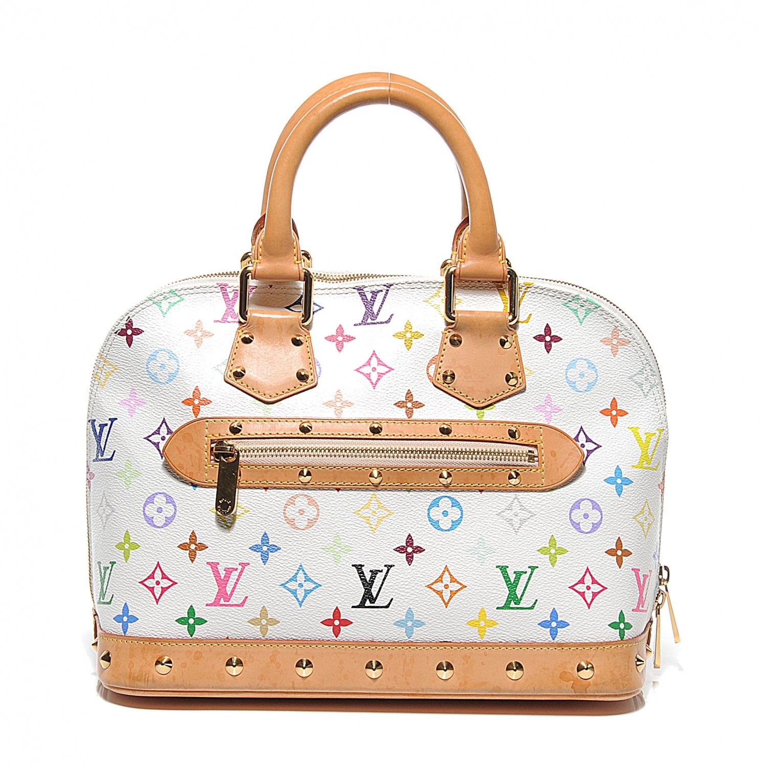 Louis Vuitton Monogram Multicolor Alma White 1 of 7