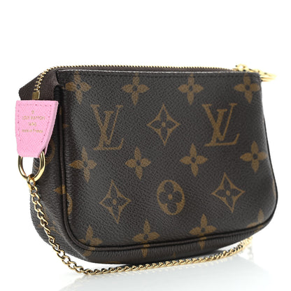 Louis Vuitton Monogram 2022 Christmas Animation Paris Mini Pochette Accessories Pink 2 of 6