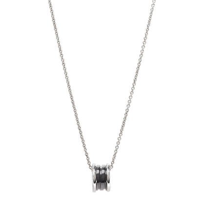 Bulgari Sterling Silver Ceramic Save The Children Pendant Necklace 1 of 7