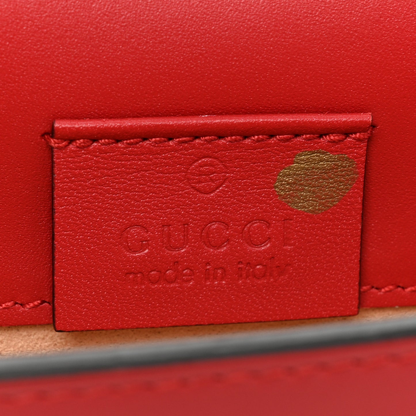 Calfskin Super Mini Sylvie Chain Shoulder Bag Hibiscus Red