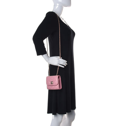 Chanel Lambskin Quilted Mini Trendy CC Clutch With Chain Pink 2 of 12