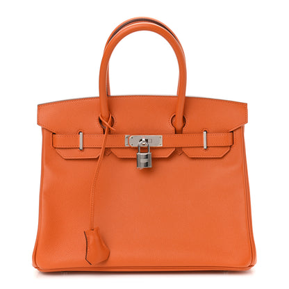 Hermes Epsom Birkin 30 Orange 1 of 13