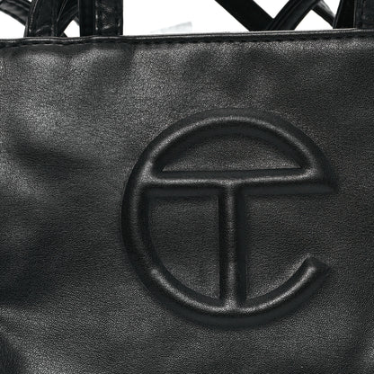 Telfar Vegan Leather Small Shopping Bag Black 8 of 11