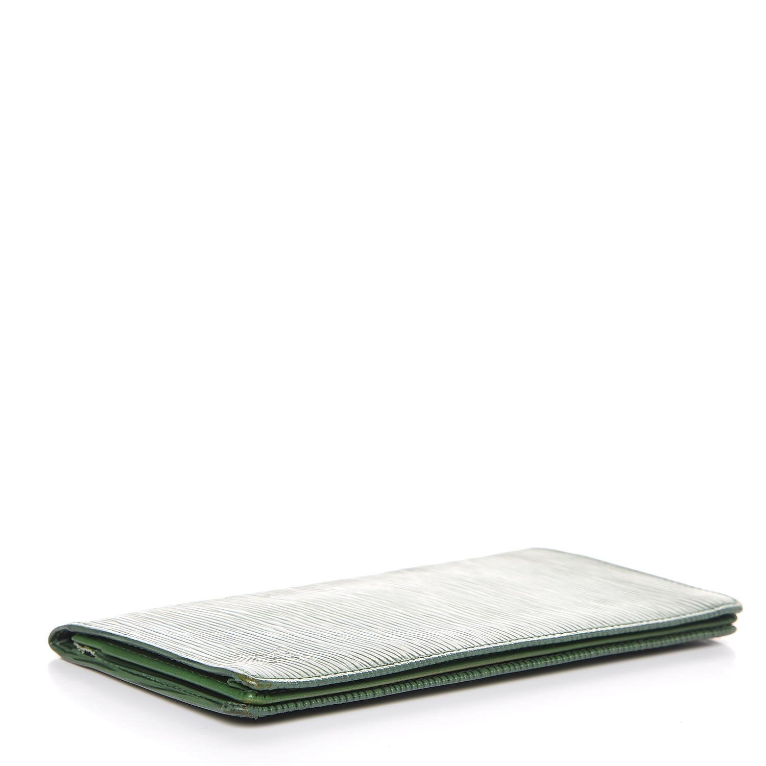 Louis Vuitton Epi Checkbook Organizer Wallet Green 4 of 8