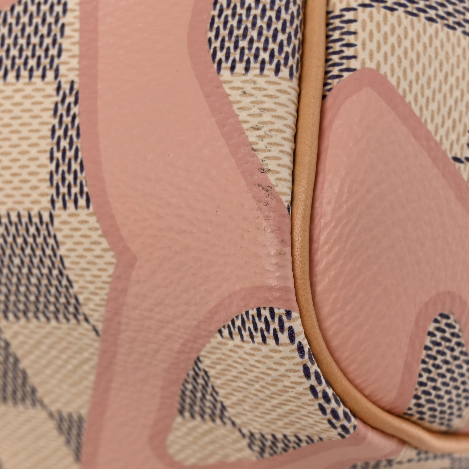Louis Vuitton Damier Azur Tahitienne Keepall Bandouliere 50 Rose Ballerine 13 of 13
